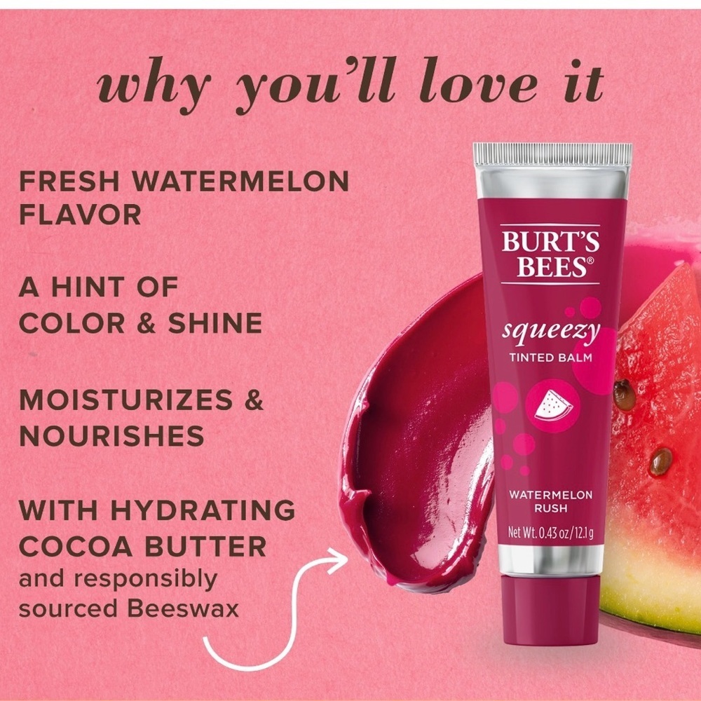 NWT $12 for 3 BURT’S BEES® LIP BALM Bundle - Picture 6 of 7
